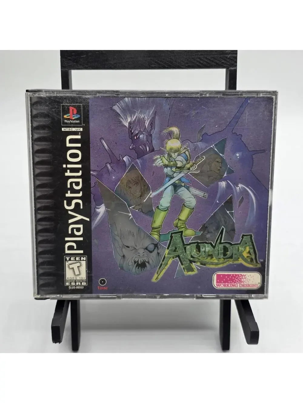Alundra (Sony PlayStation 1 PS1) 1998 Tested & Working! NO Manual
